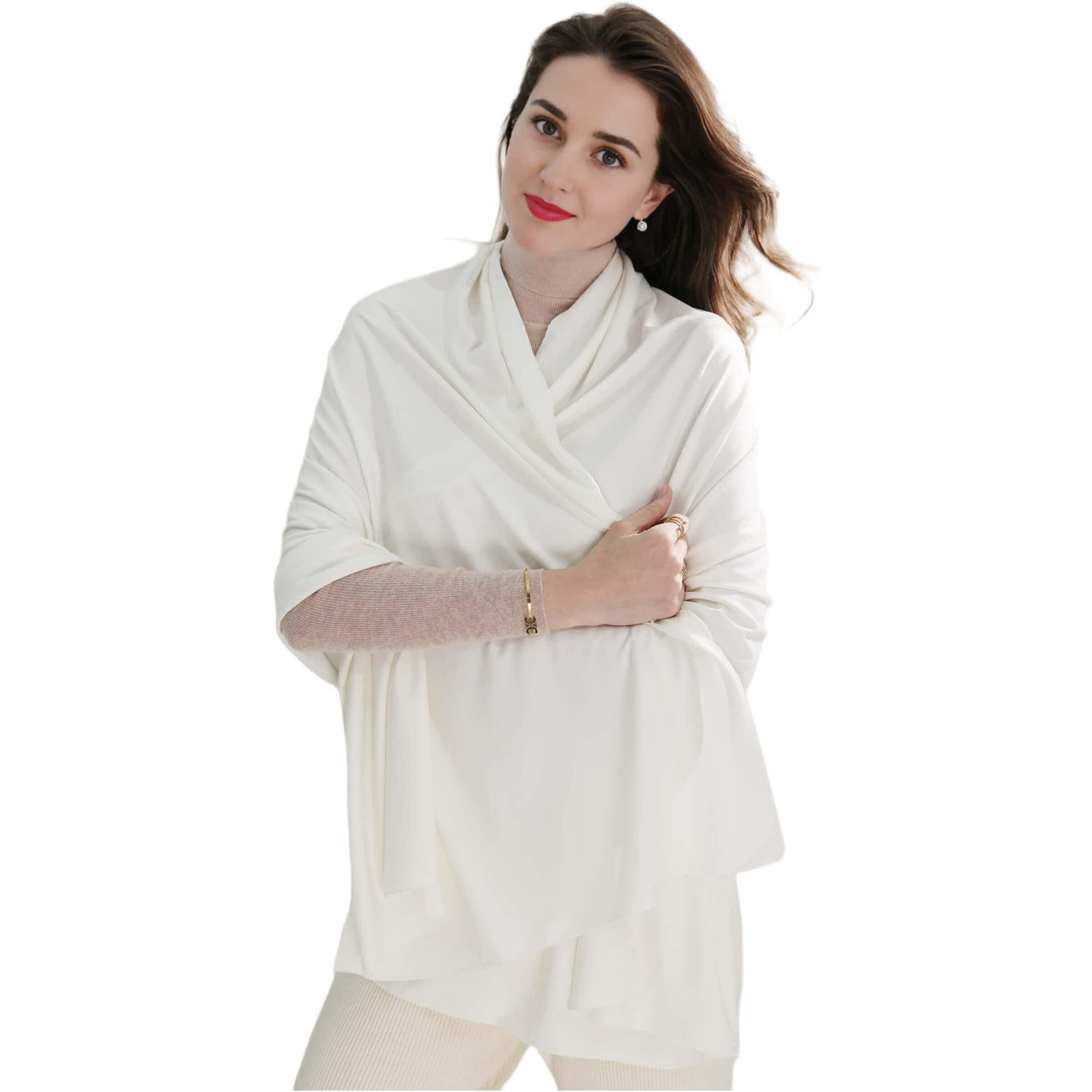 7793 Shawl Wraps For Women Soft Silky Travel Scarf Lightweight Airplane